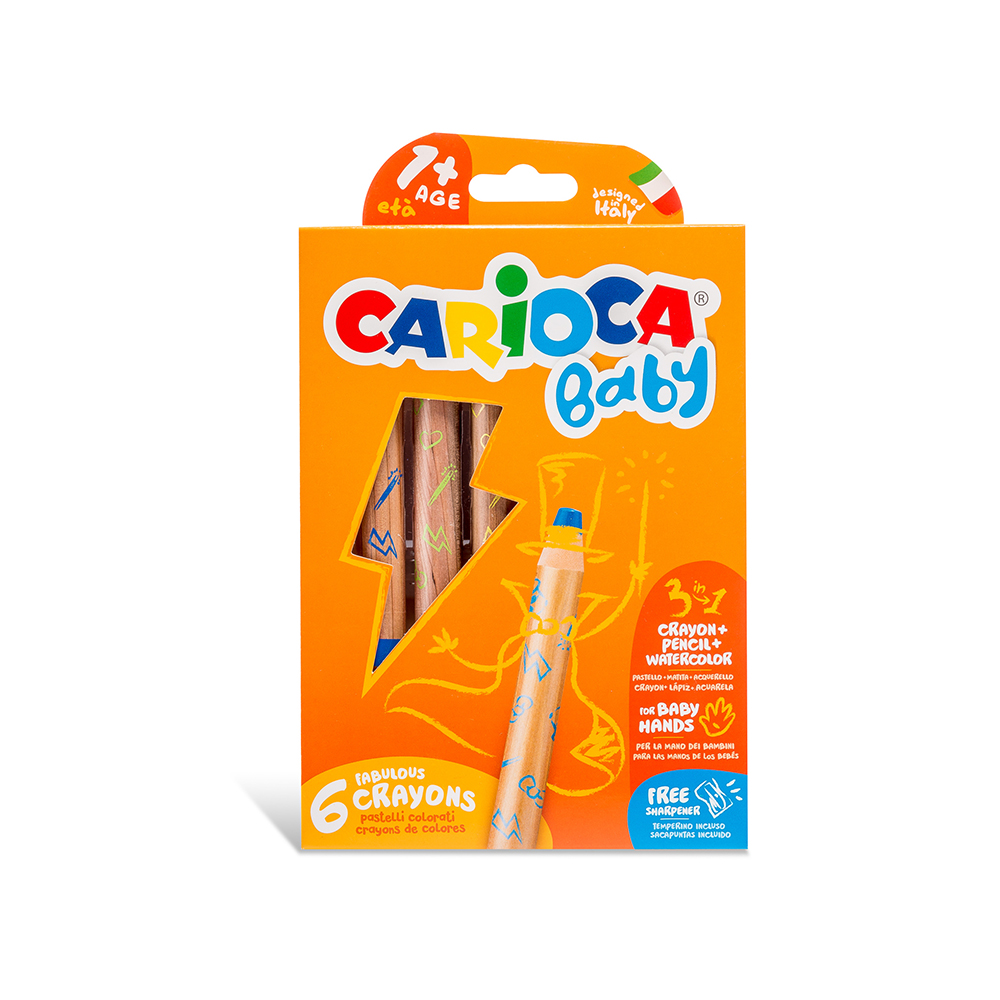 Carioca Kreoni u olovci 3 u 1 Carioca – Baby 1/6 42817