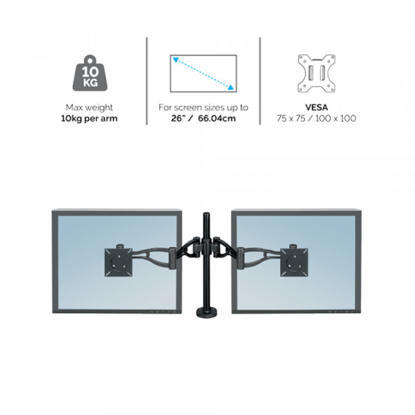 Fellowes Nosač Monitora Fellowes Profesional Series Dual 8041701