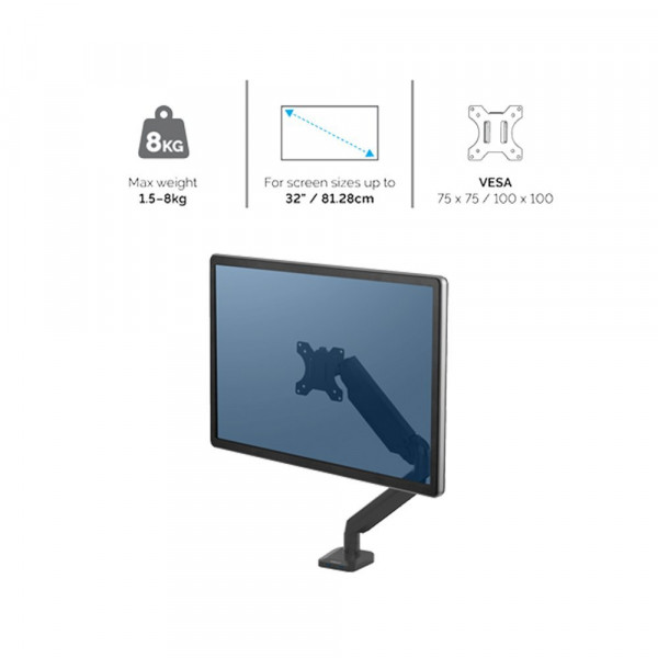 Fellowes Nosač monitora Fellowes Platinum series Single beli 8056201