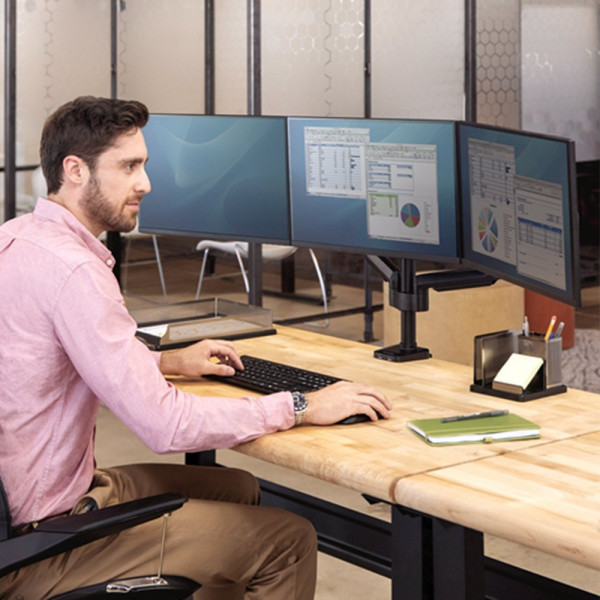 Fellowes Nosač monitora Fellowes Platinum Series trostruki 8042601 crni