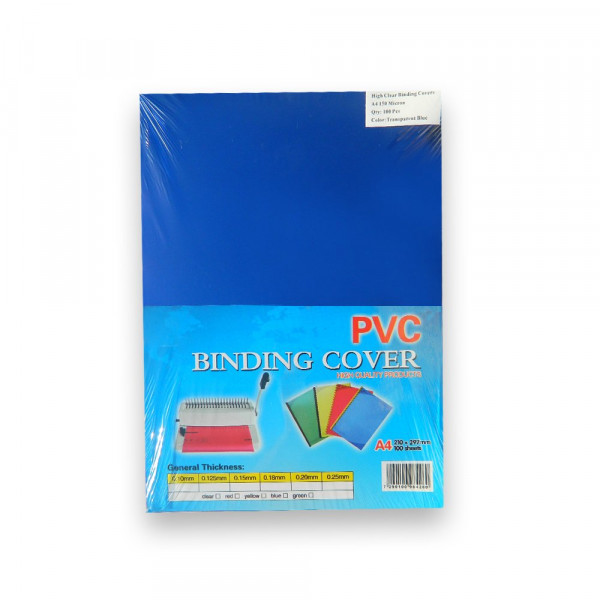 Duplo Folija za koričenje PVC A4 150 mic crvena