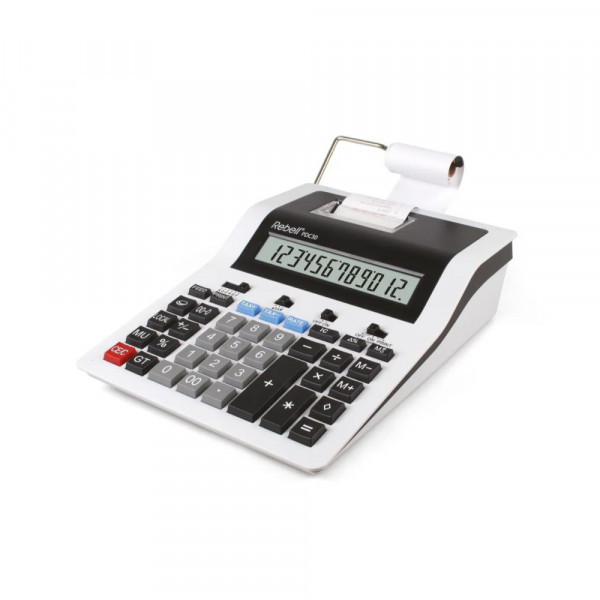 Rebel Računska mašina Rebell RE-PDC30 12 mesta sa adapterom WB bela