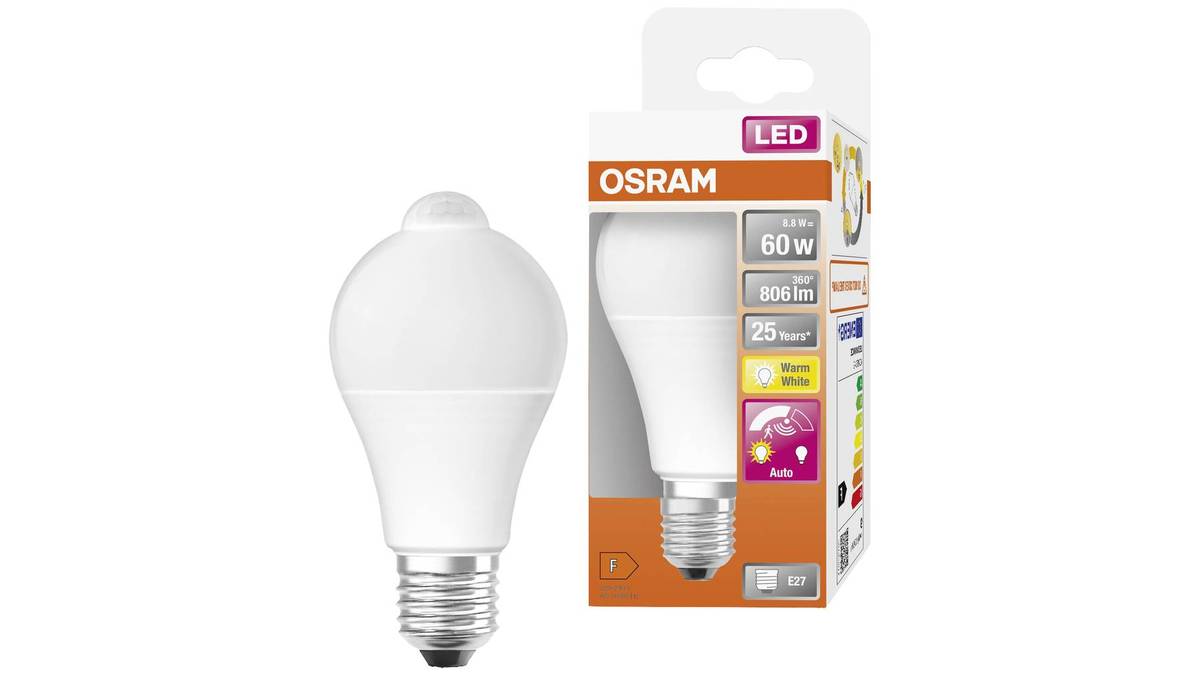 LEDVANCE EOOD OSRAM LED SENZOR DNEVNO SVETLO 8,8W 2700K E27 MUTNA SIJALICA