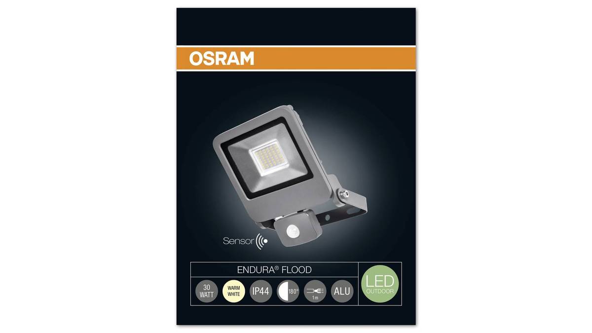 LEDVANCE EOOD LEDVANCE LED reflektor Flood 30W 3000k t. sivi