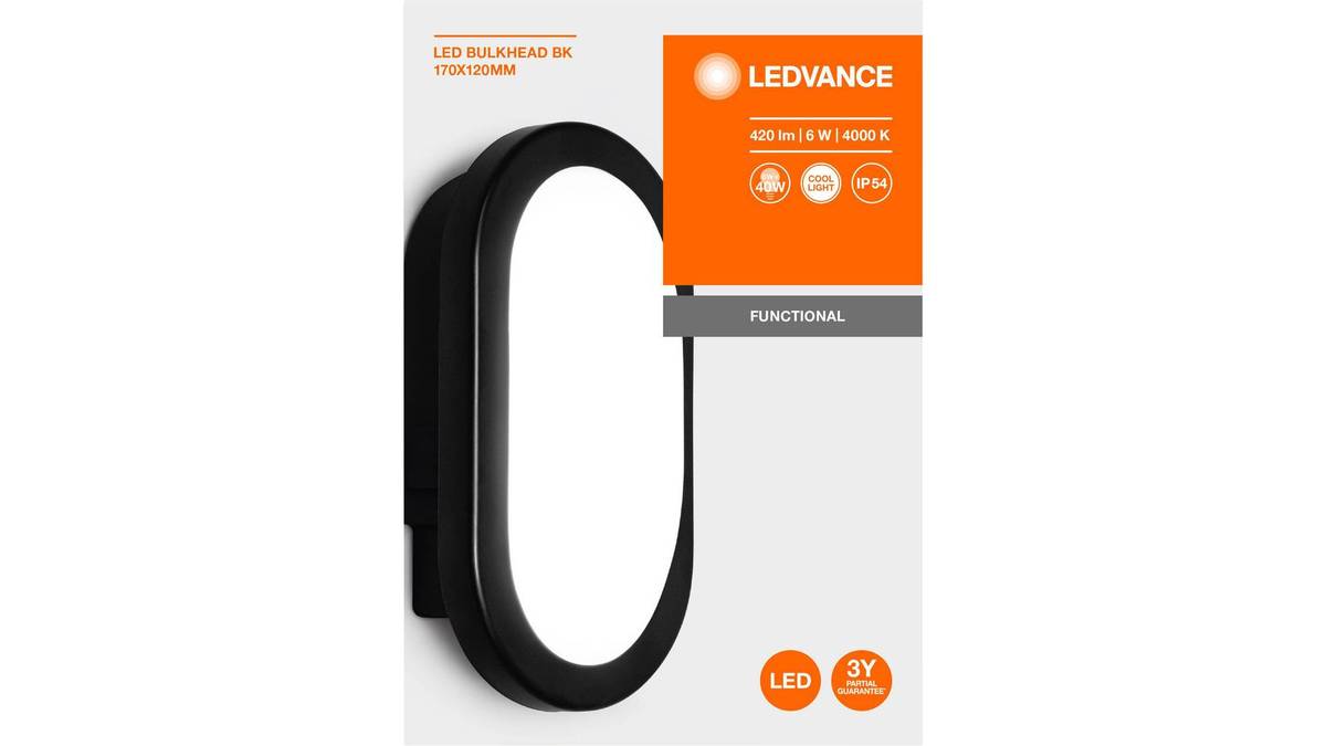 LEDVANCE EOOD Ledvance Bulkhead 11W 4000k crna