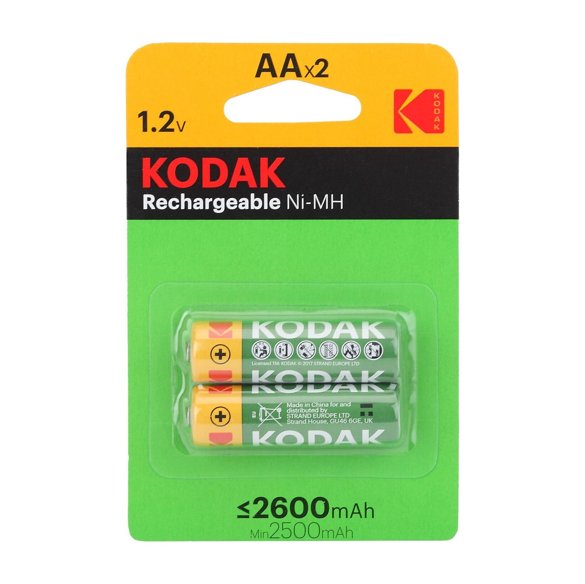 EASTMAN KODAK COMPANY Kodak punjive baterije AA 2600 mAh, 2 kom u pak