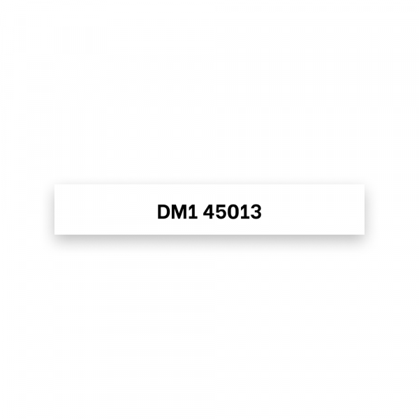 Putty Traka za Dymo DM1 45013 12mm x 7m crna/bela