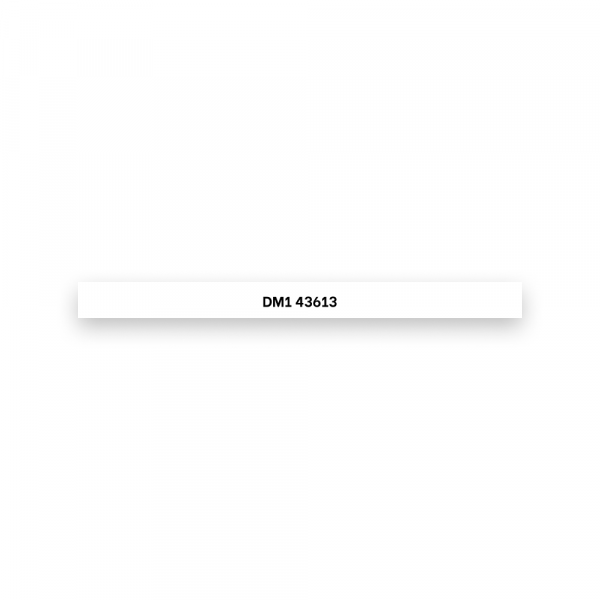 Putty Traka za Dymo DM1 43613 6mm x 7m crna/bela