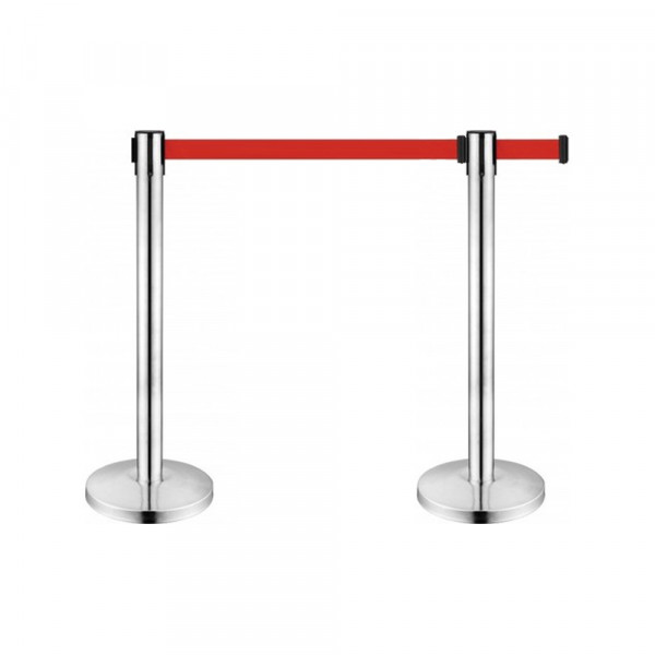 Ari Metal Stub barijera AM 7520 hrom, 90cm sa trakom 2,5m