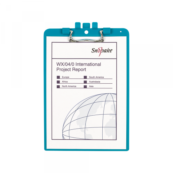 Snopake Podloga za pisanje PVC A4 Snopake, tirkiz