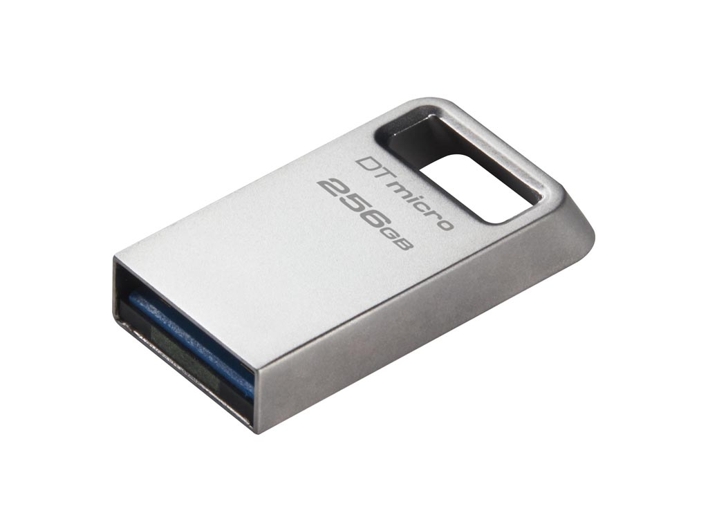 Kingston USB memorija KINGSTON DTMC3G2 256GB/DataTraveler Micro/3.2/srebrna