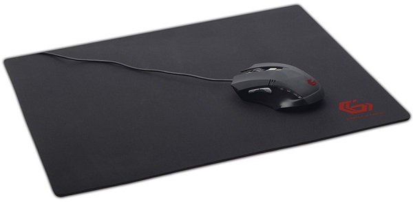 Gembird Gaming Mouse Pad, Size L 400×450 mm, Black