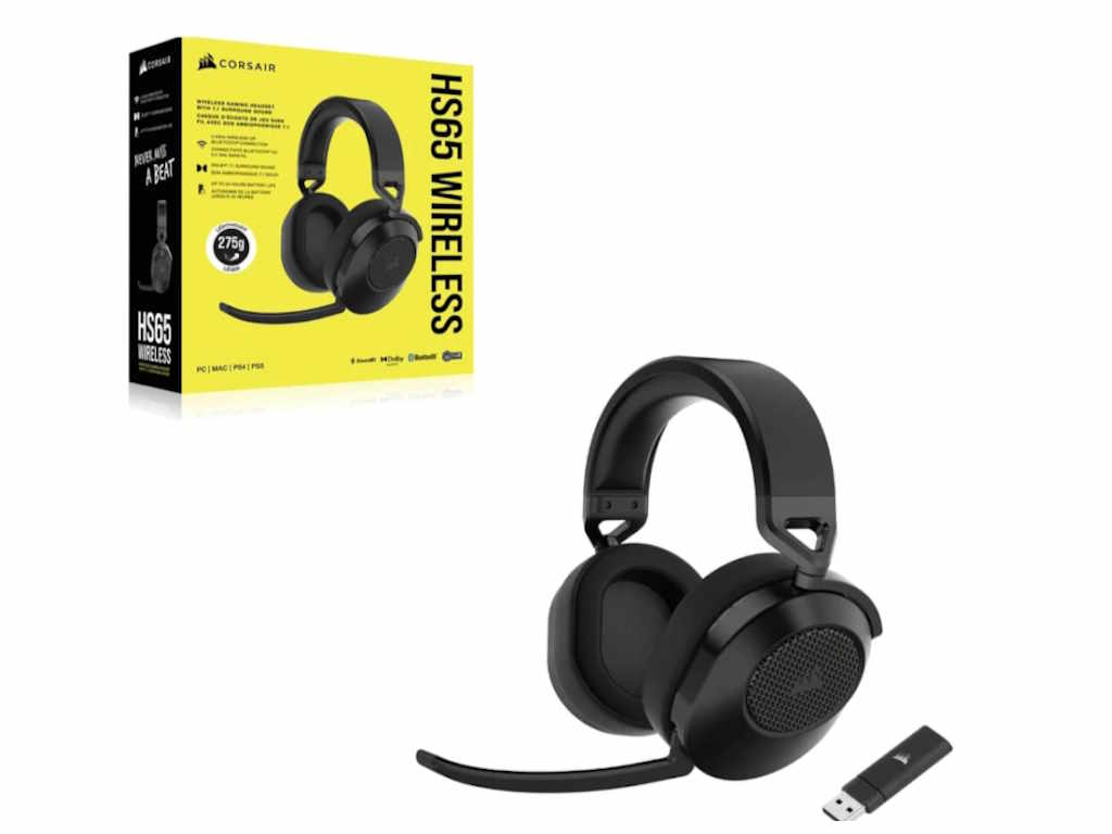Corsair Slušalice CORSAIR HS65 CARBON bežične/CA-9011285-EU2/crna