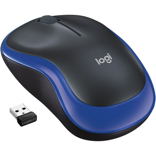 Logitech Logitech miš M185-crni/plavi