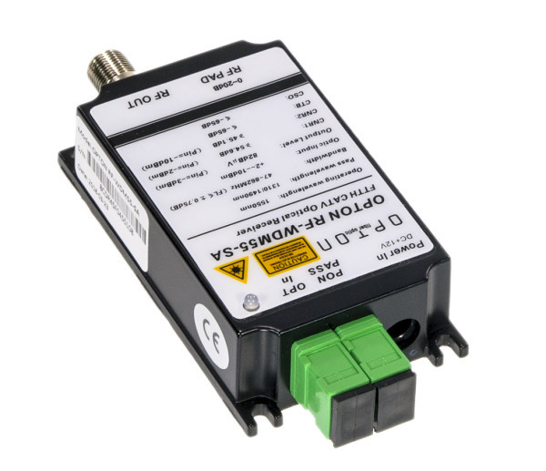 Opton FTTH CATV Aktivni optički prijemnik 1550nm WDM