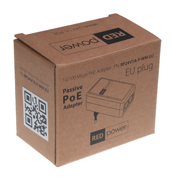 RED POWER RED Power RP48V0.5A-P-WM-EU PoE adapter 48V0.5A FE