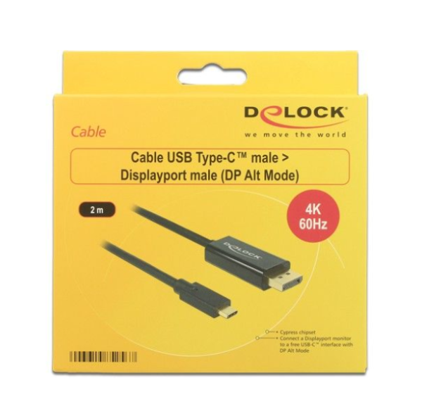 DeLOCK Kabl USB tip C 2m crni