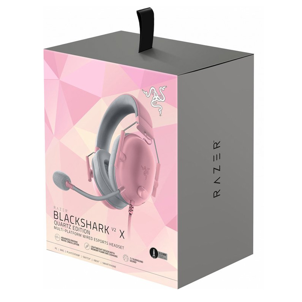 Razer BlackShark V2 X – Wired Gaming Headset – Quartz