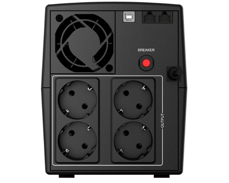 NJOY Keen 2000 USB 1200W UPS (UPLI-LI200KU-CG01B)